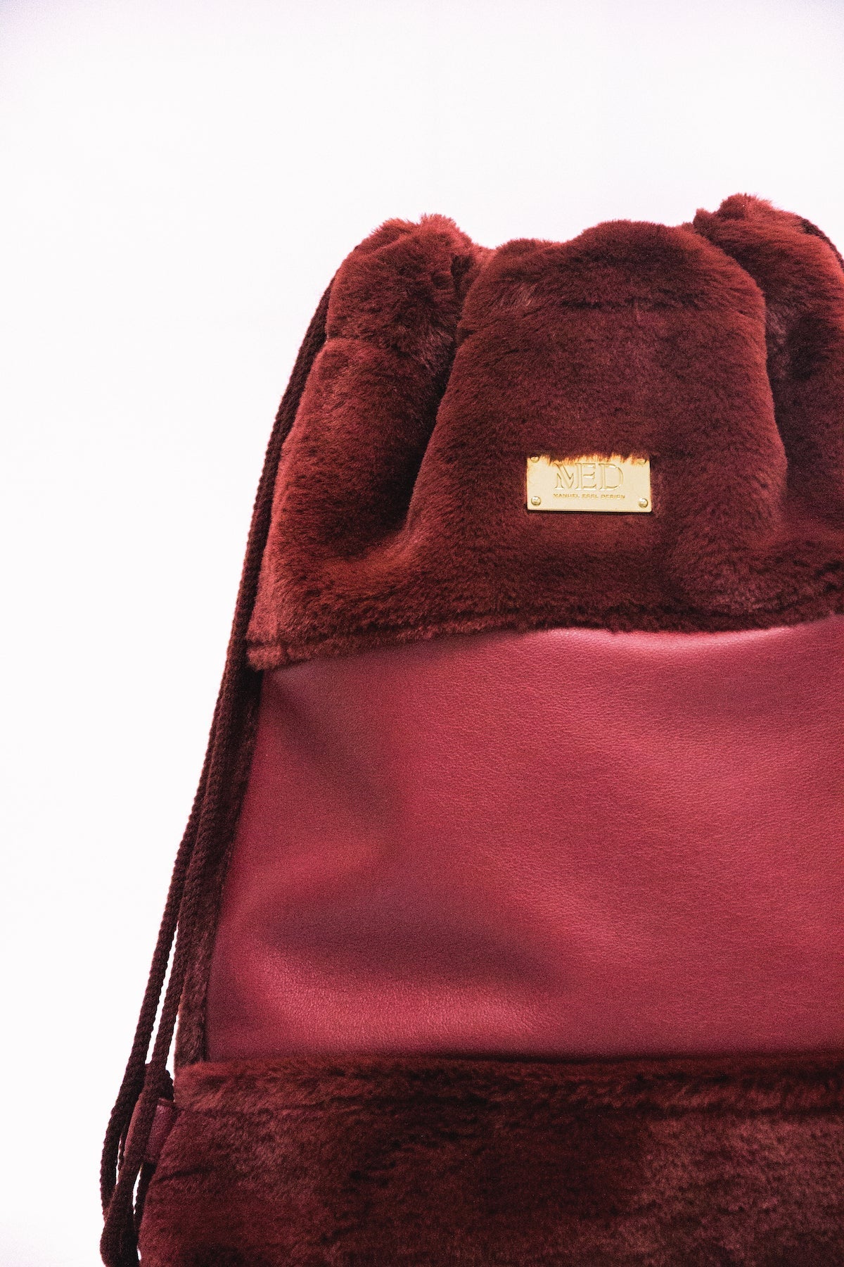 Gym Bag "FLUFFY" - bordeaux - Manuel Essl Design