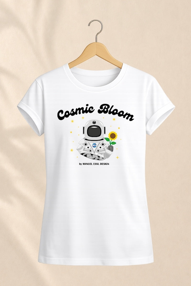 T-Shirt "COSMIC BLOOM" - weiß