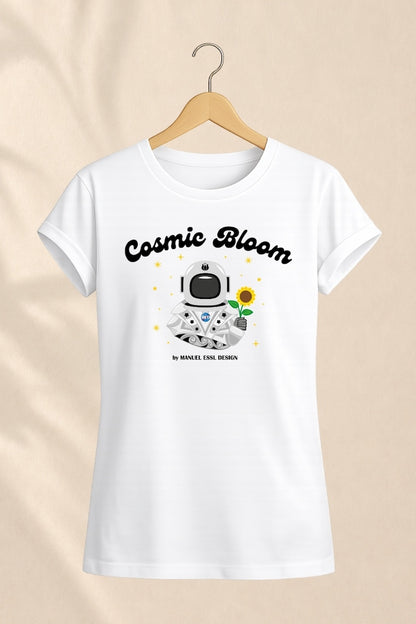 T-Shirt "COSMIC BLOOM" - weiß