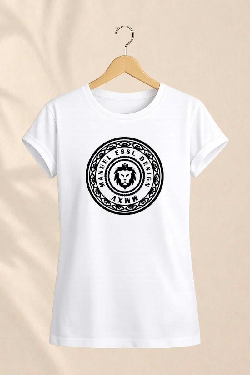 T-Shirt "EMBLEM" - weiß - Manuel Essl Design