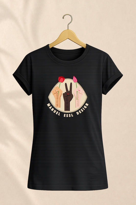 T-Shirt "EQUALITY" - schwarz