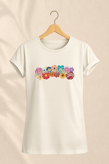 T-Shirt "JARDIM" - champagner