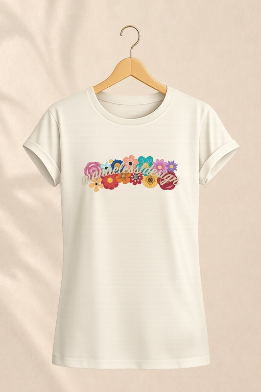 T-Shirt "JARDIM" - champagner